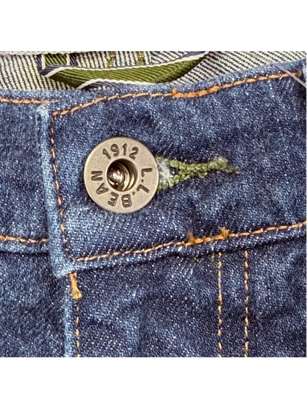 Men's LL Bean Blue Standard Fit Straight Jeans 30x32